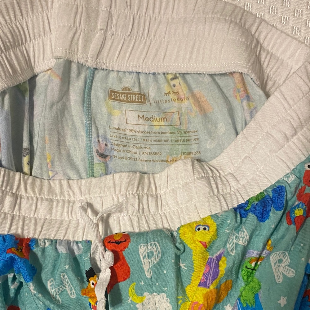 Little sleepies bamboo Sesame Street lounge pants